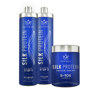 DÉSTOCKAGE Lissage à la proteine de soie SILK PROTEIN sans formol 2x1000ml + 1kg de BOTOX Fin 04/21
