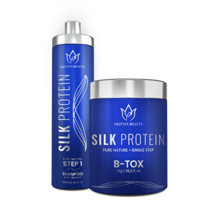 DÉSTOCKAGE Kit complet de BOTOX CAPILLAIRE à la protéine de soie PROTEIN BEAUTY SILK PROTEIN 1kg sans formol